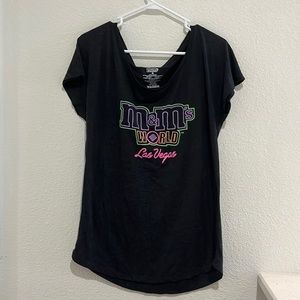 M&M World Las Vegas shirt, Womens size medium